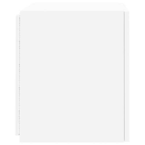 Zidni TV ormarić s LED svjetlima bijeli 40,5 x 35 x 40 cm - Bijela 40.5 x 35 x 40 cm 1 Cijena