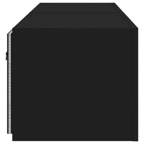 Zidni TV ormarići s LED svjetlima 2 kom crni 80x35x31 cm - Crna 80 x 35 x 31 cm 2 Cijena