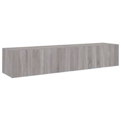 Zidni TV ormarići LED 2 kom siva boja hrasta 80x35x31 cm - Sivi hrast sonoma 80 x 35 x 31 cm 2 Cijena