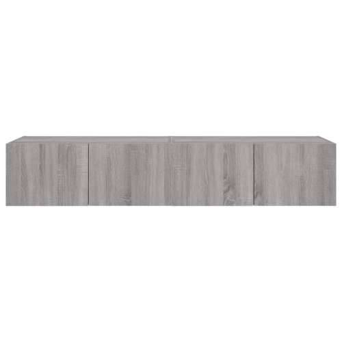 Zidni TV ormarići LED 2 kom siva boja hrasta 80x35x31 cm - Sivi hrast sonoma 80 x 35 x 31 cm 2 Cijena