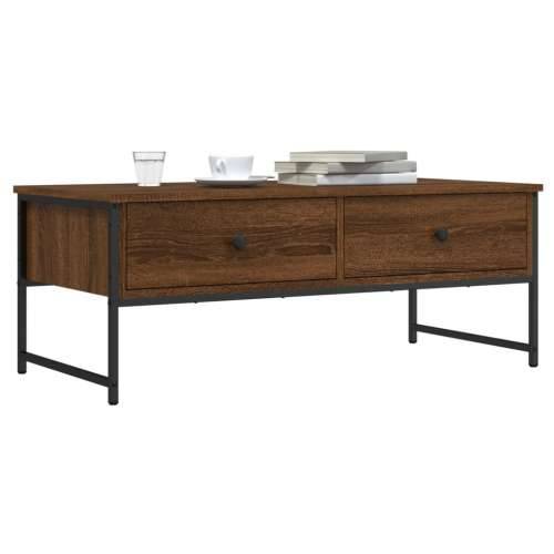 Stolić za kavu boja hrasta 101x49x39,5 cm konstruirano drvo - Smeđi hrast 1 Cijena