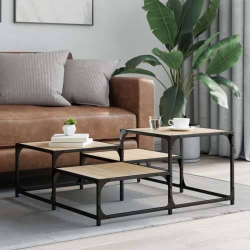Stolić za kavu boja hrasta sonome 87,5x87,5x40 cm - sonoma hrast 87.5 x 87.5 x 40 cm 1 Cijena