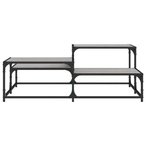 Stolić za kavu boja hrasta 107x107x40 cm konstruirano drvo - Sivi hrast sonoma 107 x 107 x 40 cm 1 Cijena