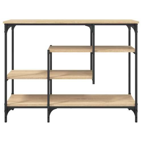 Konzolni stol s policama boja hrasta sonome 100x35x75 cm - sonoma hrast 1 Cijena