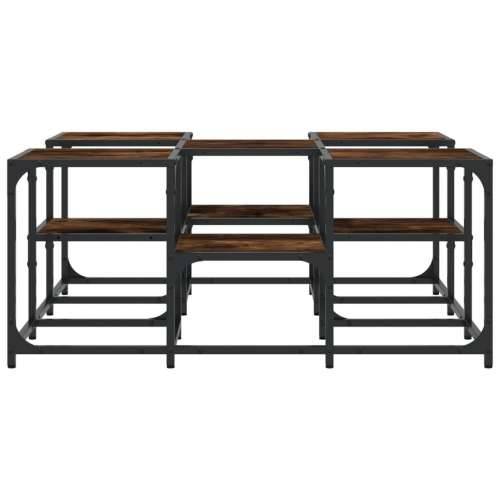 Stolić za kavu boja hrasta 40 x 40 x 45 cm konstruirano drvo - Dimljeni hrast 91 x 91 x 40 cm 1 Cijena
