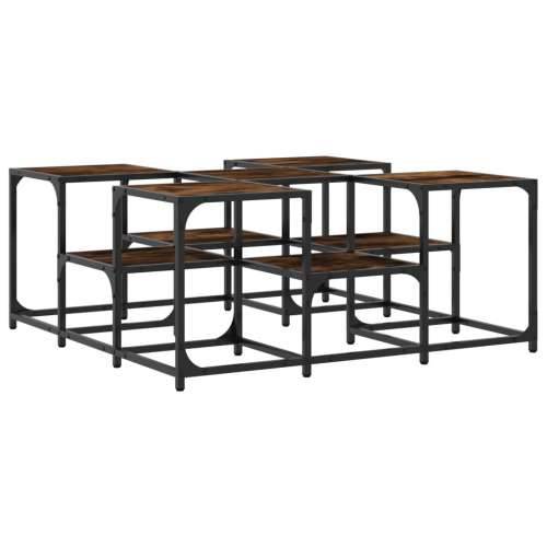 Stolić za kavu boja hrasta 40 x 40 x 45 cm konstruirano drvo - Dimljeni hrast 91 x 91 x 40 cm 1 Cijena