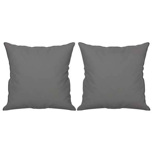 Dvosjed s jastucima tamnosivi 120 cm od mikrovlakana - Tamno siva 120 cm Cijena