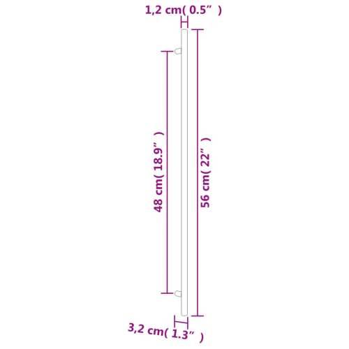 Ručke za ormarić 10 kom srebrne 480 mm od nehrđajućeg čelika - Srebrno 480 mm 10 Cijena