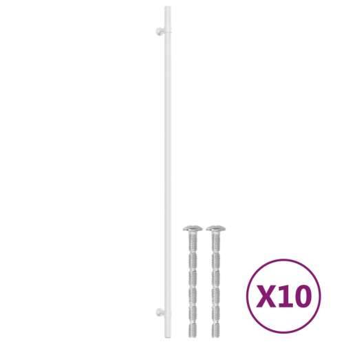 Ručke za ormarić 10 kom srebrne 480 mm od nehrđajućeg čelika - Srebrno 480 mm 10 Cijena