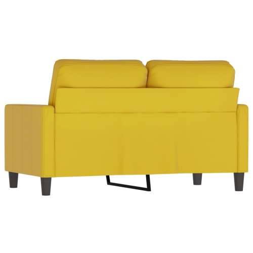 Dvosjed žuti 120 cm baršunasti Žuta 120 cm Cijena
