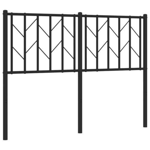 Metalno uzglavlje crno 120 cm - Crna 120 cm 1 Cijena