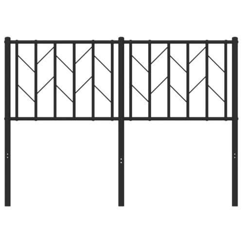 Metalno uzglavlje crno 120 cm - Crna 120 cm 1 Cijena
