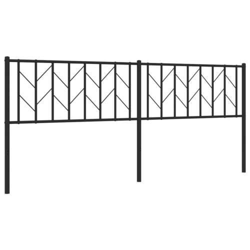 Metalno uzglavlje crno 200 cm Crna 200 cm 1 Cijena