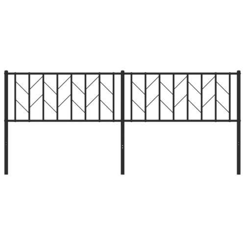Metalno uzglavlje crno 200 cm Crna 200 cm 1 Cijena