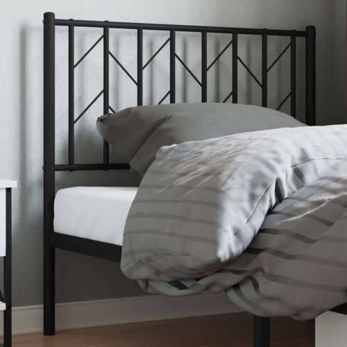 Metalno uzglavlje crno 90 cm - Crna 90 cm 1 Cijena