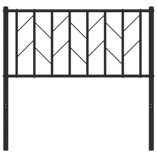 Metalno uzglavlje crno 90 cm - Crna 90 cm 1 Cijena