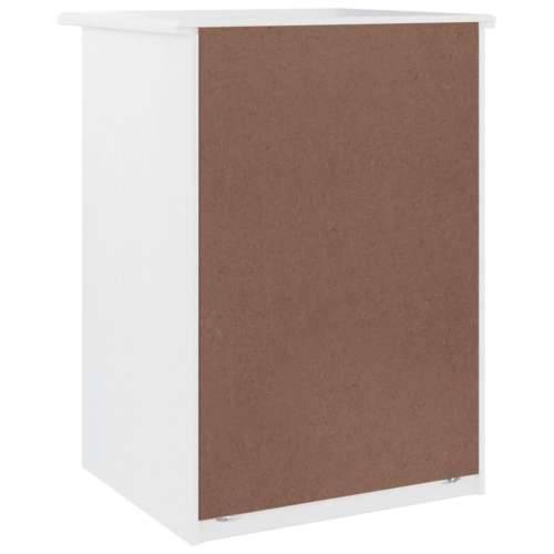 Ormarić za cipele ALTA bijeli 41x35x55,5 cm od masivne borovine - Bijela 1 3 ladice Cijena