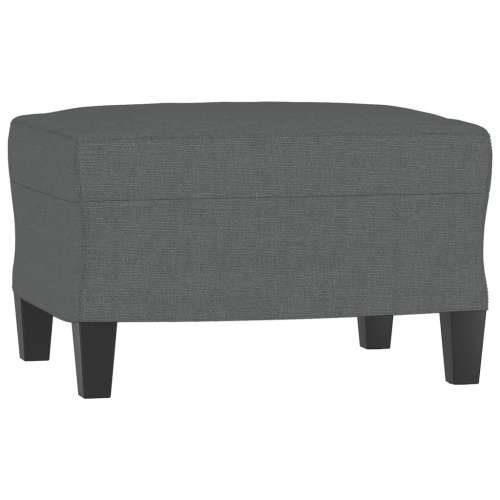 Fotelja s tabureom tamnosiva 60 cm od tkanine - Tamno siva Cijena