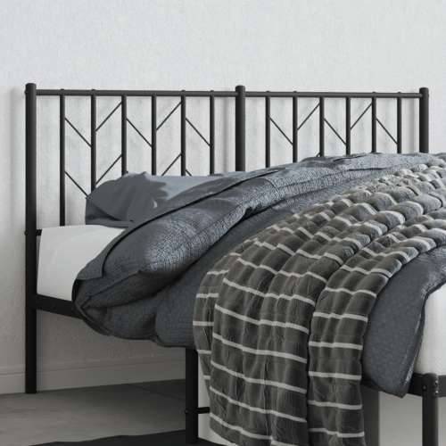 Metalno uzglavlje crno 140 cm - Crna 140 cm 1 Cijena