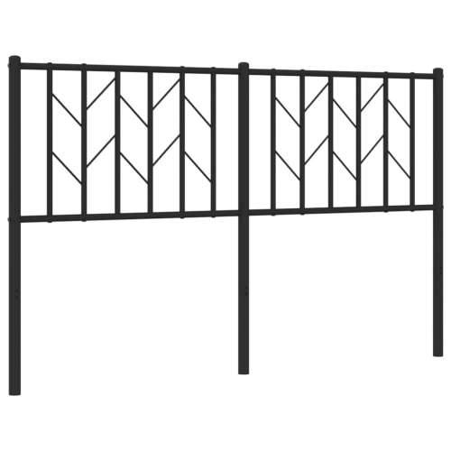 Metalno uzglavlje crno 140 cm - Crna 140 cm 1 Cijena