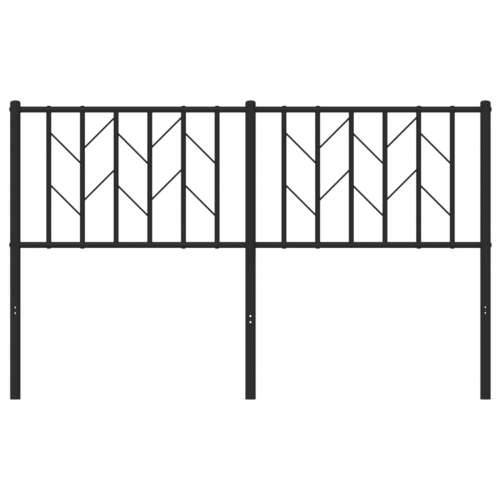 Metalno uzglavlje crno 140 cm - Crna 140 cm 1 Cijena