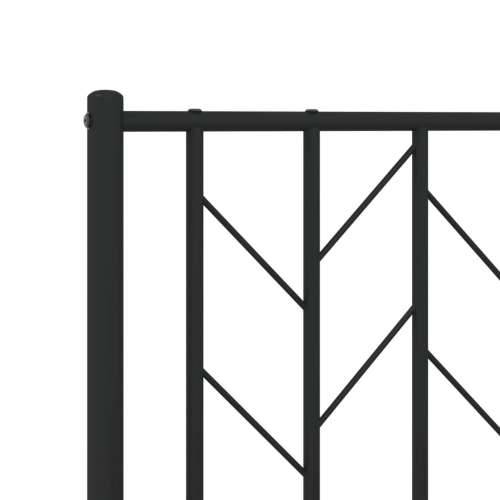 Metalno uzglavlje crno 140 cm - Crna 140 cm 1 Cijena