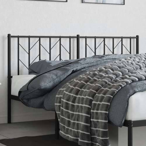 Metalno uzglavlje crno 160 cm - Crna 160 cm 1 Cijena