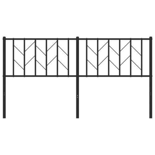 Metalno uzglavlje crno 160 cm - Crna 160 cm 1 Cijena