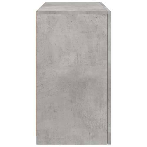 Komoda s LED svjetlima siva boja betona 60,5x37x67 cm - Beton siva 1 Cijena