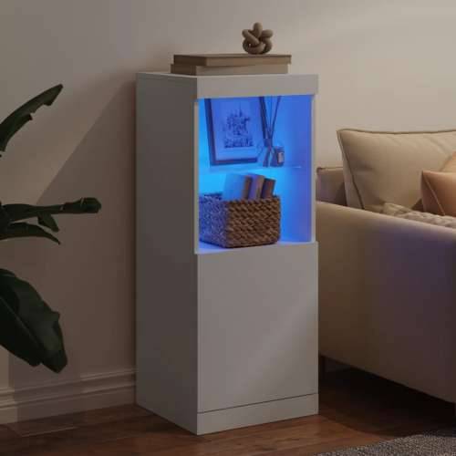 Komoda s LED svjetlima bijela 41x37x100 cm - Bijela 1 Cijena