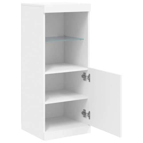 Komoda s LED svjetlima bijela 41x37x100 cm - Bijela 1 Cijena