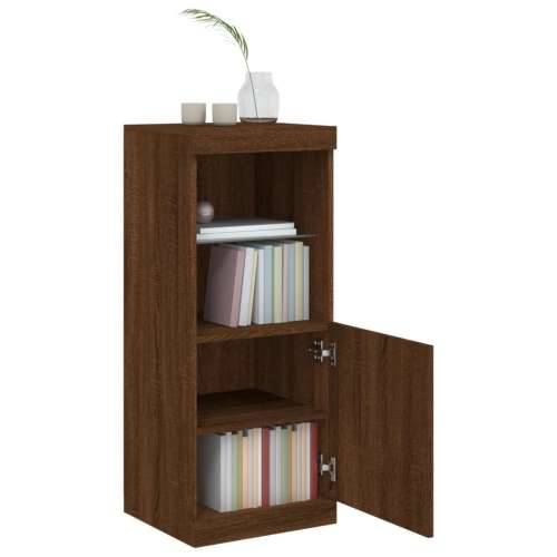 Komoda s LED svjetlima boja smeđeg hrasta 41x37x100 cm - Smeđi hrast 1 Cijena