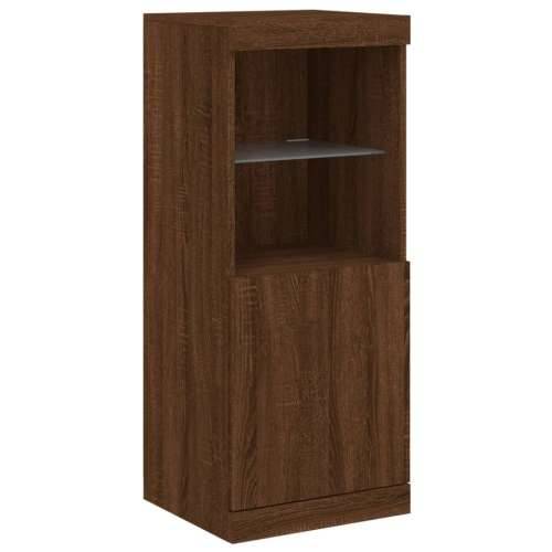 Komoda s LED svjetlima boja smeđeg hrasta 41x37x100 cm - Smeđi hrast 1 Cijena