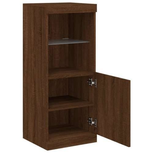 Komoda s LED svjetlima boja smeđeg hrasta 41x37x100 cm - Smeđi hrast 1 Cijena