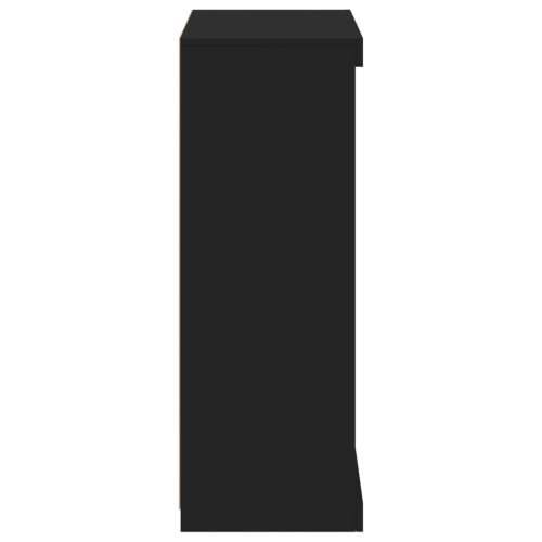 Komoda s LED svjetlima crna 60,5x37x100 cm - Crna 1 Cijena