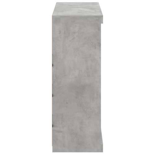 Komoda s LED svjetlima siva boja betona 81x37x100 cm - Beton siva 1 Cijena