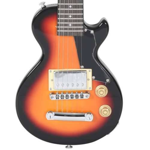 Električna gitara za djecu s torbom smeđe-crna 3/4 30 ” Cijena