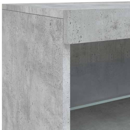 Komoda s LED svjetlima siva boja betona 60x37x67 cm - Beton siva 1 Cijena