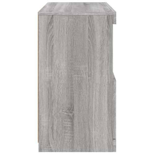 Komoda s LED svjetlima boja sivog hrasta 60 x 37 x 67 cm - Sivi hrast sonoma 1 Cijena