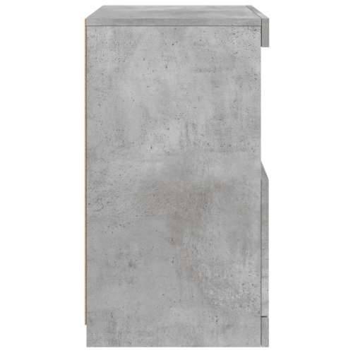 Komoda s LED svjetlima siva boja betona 41x37x67 cm - Beton siva 1 Cijena