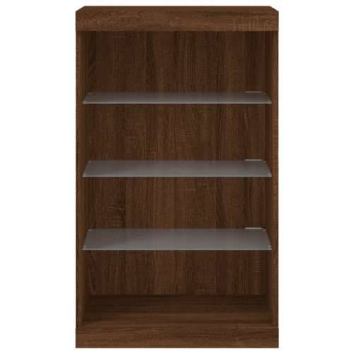 Komoda s LED svjetlima boja smeđeg hrasta 60,5x37x100 cm - Smeđi hrast 1 Cijena