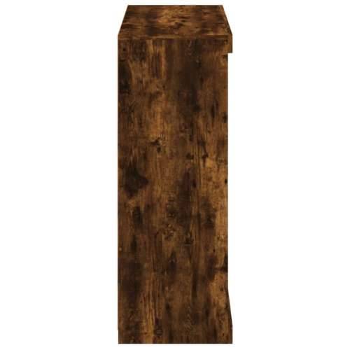 Komoda s LED svjetlima boja dimljenog hrasta 81x37x100 cm - Dimljeni hrast 1 Cijena