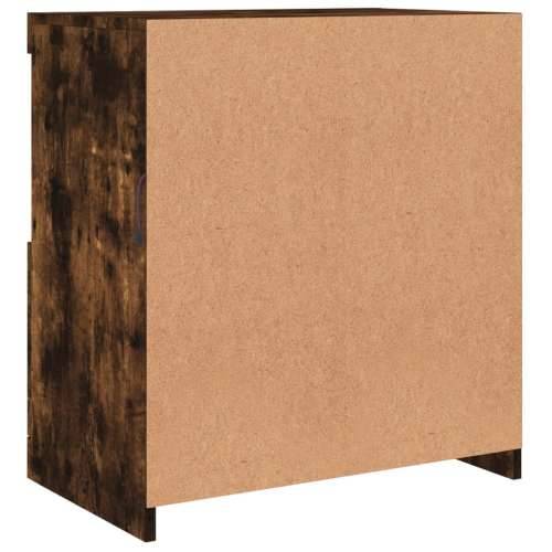 Komoda s LED svjetlima boja dimljenog hrasta 60,5x37x67 cm - Dimljeni hrast 1 Cijena