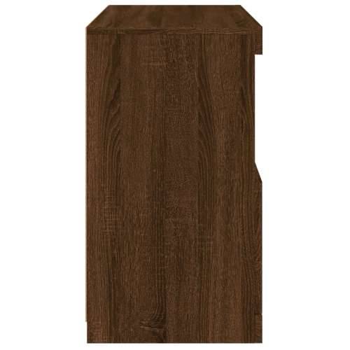 Komoda s LED svjetlima smeđa boja hrasta 60x37x67 cm - Smeđi hrast 1 Cijena