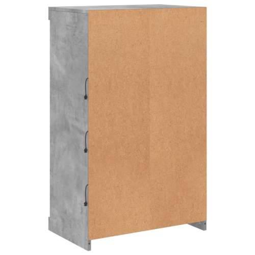 Komoda s LED svjetlima siva boja betona 60,5x37x100 cm - Beton siva 1 Cijena