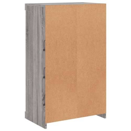 Komoda s LED svjetlima boja sivog hrasta 60,5x37x100 cm - Sivi hrast sonoma 1 Cijena