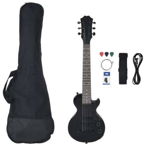 Električna gitara za djecu s torbom crna 3/4 30 ” Cijena
