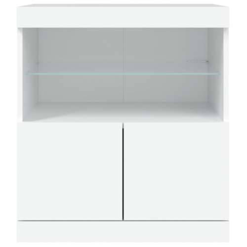 Komoda s LED svjetlima bijela 60x37x67 cm - Bijela 1 Cijena