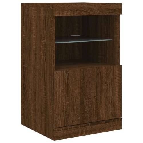 Komoda s LED svjetlima boja hrasta 41x37x67 cm - Smeđi hrast 1 Cijena