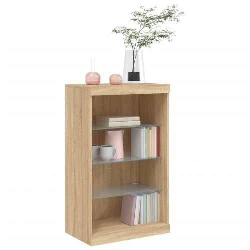 Komoda s LED svjetlima boja hrasta sonome 60,5x37x100 cm - sonoma hrast 1 Cijena